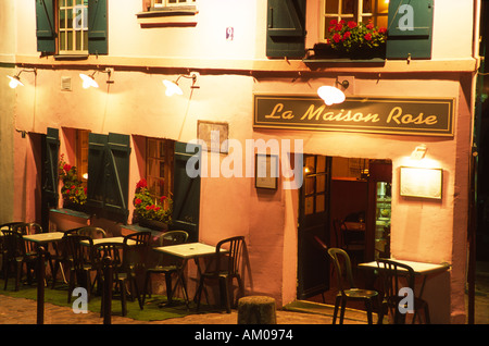 La Maison Rose, rue St Vincent, Montmartre, Paris, France. Banque D'Images