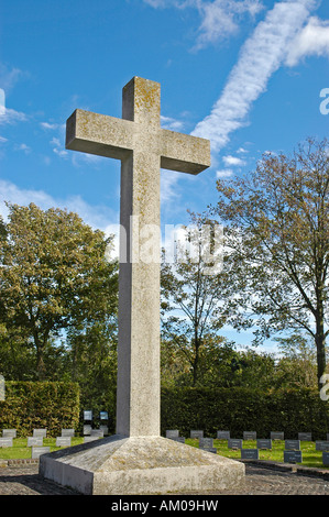 Tombes du soldat, Westkapelle, la Zélande, la Hollande, les Pays-Bas Banque D'Images