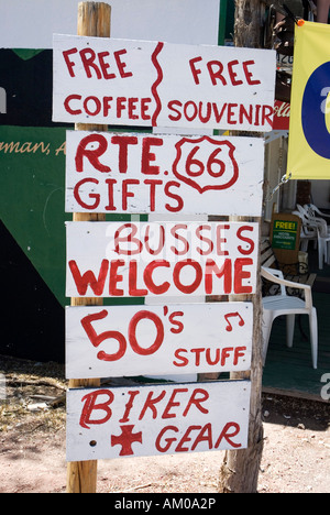 Shop dans Seligman sur la Route 66, Arizona, USA Banque D'Images