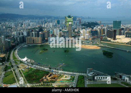 La Chine, Macao, vue depuis la Tour de Macau Banque D'Images
