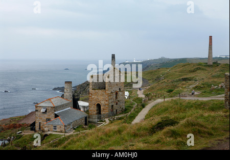 Levant Cornwall Mine Banque D'Images