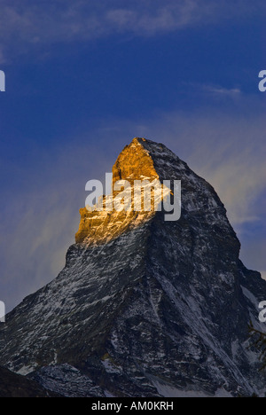 Matterhorn, Zermatt, Valais, Suisse Banque D'Images