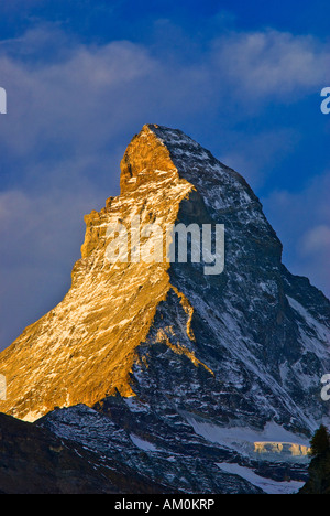 Matterhorn, Zermatt, Valais, Suisse Banque D'Images