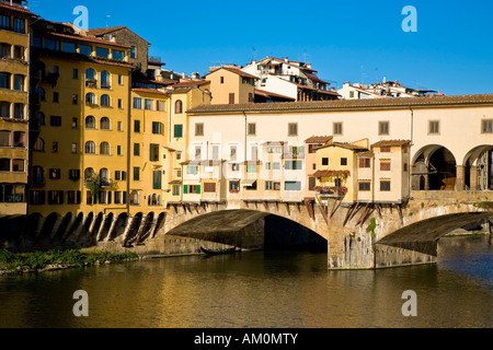 Ponte Vecchio Florence Toscane Italie Banque D'Images