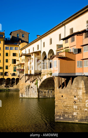 Ponte Vecchio Florence Toscane Italie Banque D'Images