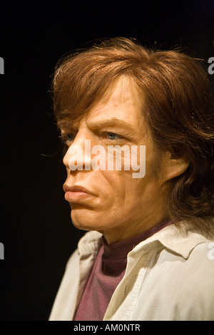 Sir Michael Philip Jagger Mick Jagger comme une figure de cire Wax Museum de Prague en Tchéquie Banque D'Images
