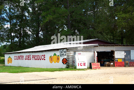 Country Joe's Roadside Products Stand en Caroline du Sud. ÉTATS-UNIS Banque D'Images