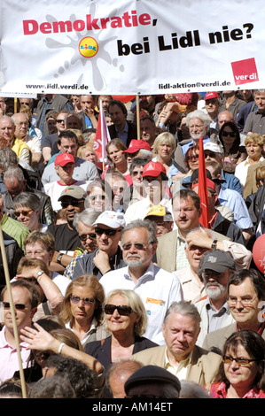 1. Mai - Trade Union - démonstration DGB Munich, Allemagne Banque D'Images