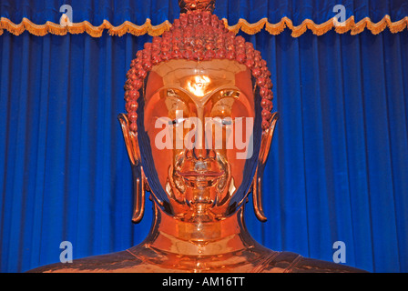 Golden buddha, Wat Traimitr, Bangkok, Thaïlande Banque D'Images