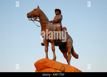 Reiterdenkmal horseman (Memorial), Windhuk, Namibie Banque D'Images