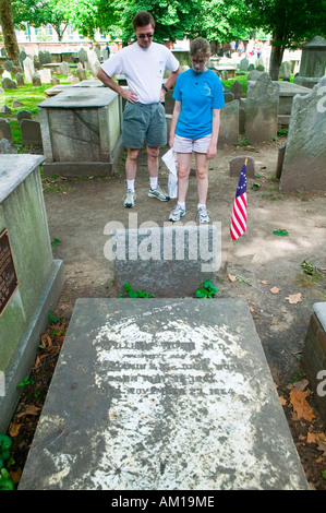 Benjamin Rush M J pierre tombale à Christ Church Burial Ground Philadelphie Pennsylvanie un signataire de la Déclaration de Banque D'Images
