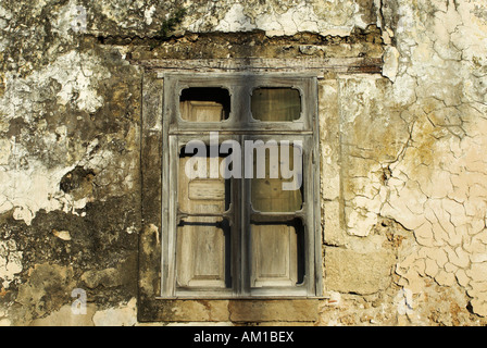 L'architecture dans la ville fantôme d'Ibo Island, îles des Quirimbas, au Mozambique, l'Afrique Banque D'Images