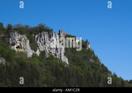 Château Werenwag vallée du Danube supérieur/district Sigmaringen /Bade-wurtemberg / Allemagne Banque D'Images