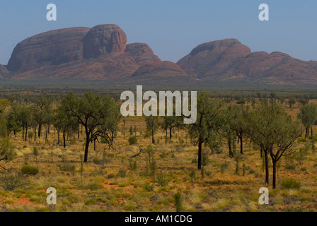 Olgas, Uluru - Kata Tjuta Nationalpark, Yulara, Ayers Rock, Territoires du Nord, Amérique, Australie Banque D'Images