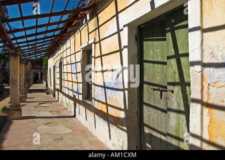 L'architecture dans la ville fantôme d'Ibo Island, îles des Quirimbas, au Mozambique, l'Afrique Banque D'Images