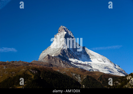 Cervin dans la lumière du matin, Zermatt, Valais, Suisse Banque D'Images