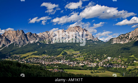 Cortina d'Ampezzo, Italie, Dolimites Banque D'Images