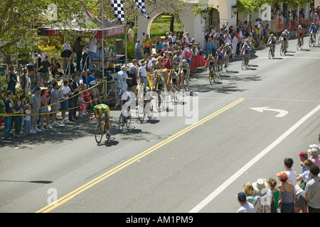 Sept fois champion du monde, vainqueur du Tour de France Lance Armstrong 120 concurrentes dans la catégorie professionnelle des hommes de la Banque D'Images