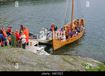 Faux viking ship Banque D'Images