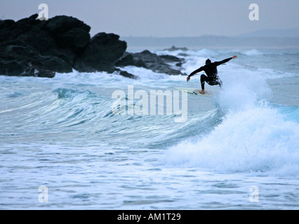 Surfer, Port Maquire Banque D'Images