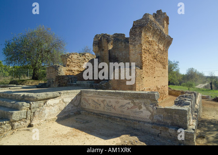 Portugal Algarve Milreu Estoi site archéologique d'une villa romaine Banque D'Images