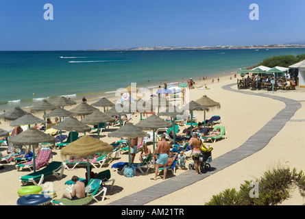 Le Portugal l'Algarve la Praia do Garrao beach ou Praia do Ancao entre Vale do Lobo et Quinta do Lago Banque D'Images