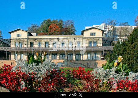 Rolandseck gare ferroviaire historique et moderne Musée Arp Rheinland-pfalz Allemagne Europe Banque D'Images