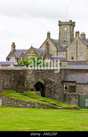 Tour de l'horloge à Lerwick Shetland Banque D'Images