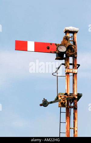 Signal Old railway Banque D'Images