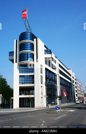 Willy-Brandt-Haus, siège du Parti Social Démocrate, Berlin, Allemagne Banque D'Images