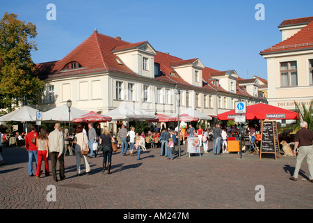 Brandenburger Strasse (Rue de Brandebourg), Potsdam, Brandebourg, Allemagne Banque D'Images