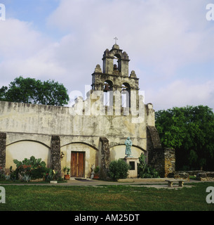 Géographie / voyages, USA, Texas, San Antonio, églises, sentier de la Mission, la Mission de San Juan, construit : 1731, vue extérieure, l'Amérique du Nord Banque D'Images