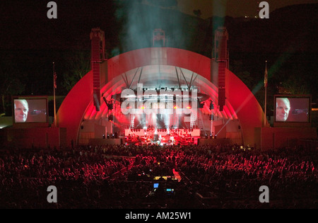 Sting concert au Hollywood Bowl, récemment rénové, en Californie Hollywood Banque D'Images