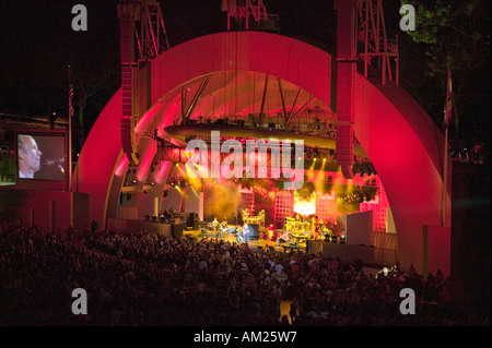 Sting concert au Hollywood Bowl, récemment rénové, en Californie Hollywood Banque D'Images