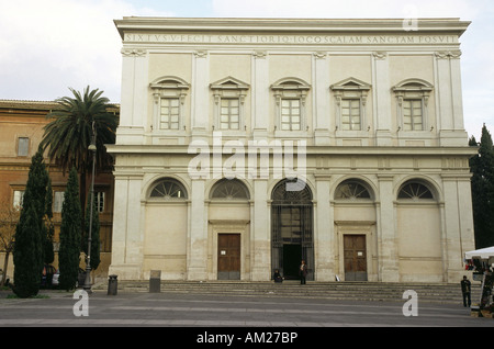 Géographie / voyage, Italie, Rome, les églises, les SS. Salvatore della Scala Santa, construction : 1585 - 1590, l'architecte : Domenico Fontana, vue extérieure, Additional-Rights Clearance-Info-Not-Available- Banque D'Images