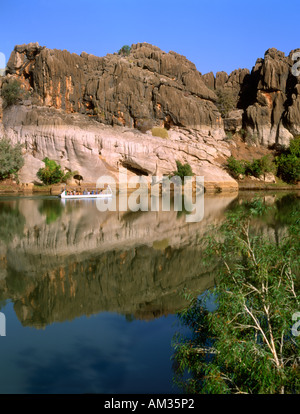 L'Australie. L'ouest de l'Australie. Kimberley. Les gorges de Geikie Banque D'Images