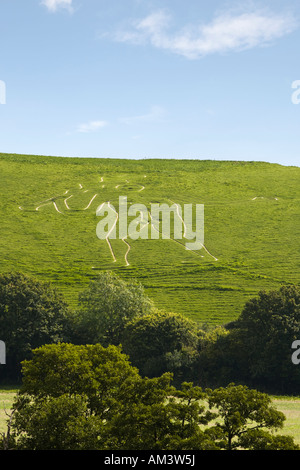 Le géant de Cerne Abbas Dorset England UK Banque D'Images