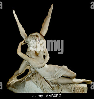 Antonio Canova, Amor et psyché en 1786-93, hauteur 155 Italie Italien Banque D'Images