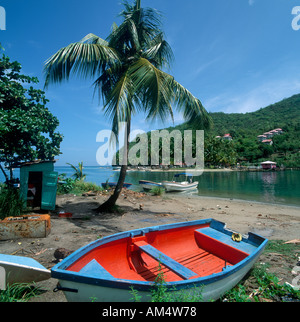 Marigot Bay, Sainte-Lucie, Antilles, Caraïbes Banque D'Images