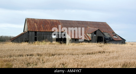 Grange abandonnée Banque D'Images