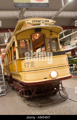 Voiture de tramway Museum of Transport Glasgow Ecosse GB UK 2006 Banque D'Images