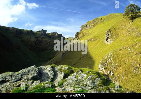 Forcella Staulanza près de Castleton dans le Derbyshire Peak District England UK Banque D'Images