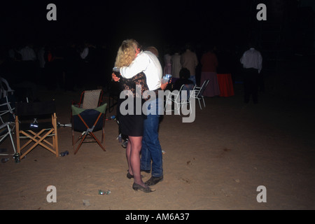 Octobre 1996 Curdimurka Australie du Sud Australie de l'Outback Curdimurka Ball la fin de la balle Banque D'Images