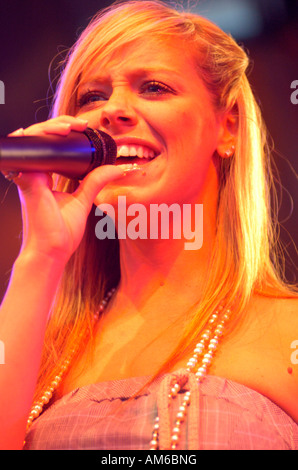 Singer Liz McClarnon Banque D'Images