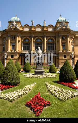 Le Stary Teatr de Cracovie Pologne ou Vieux Théâtre Banque D'Images