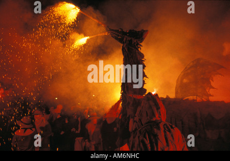 L'Arboc ball de diables Banque D'Images