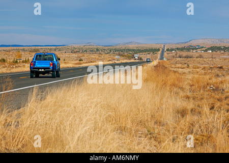 United States, Arizona, la Route 66 entre Kingman et Seligman Banque D'Images