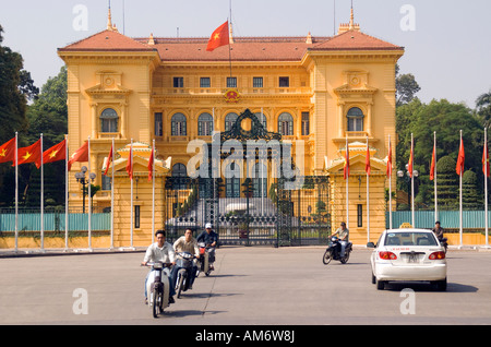 Palais présidentiel à Hanoi Vietnam Banque D'Images