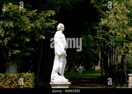 France, Calvados, Mezidon Canon, Château de Canon gardens Banque D'Images