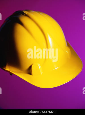 Un casque jaune Banque D'Images